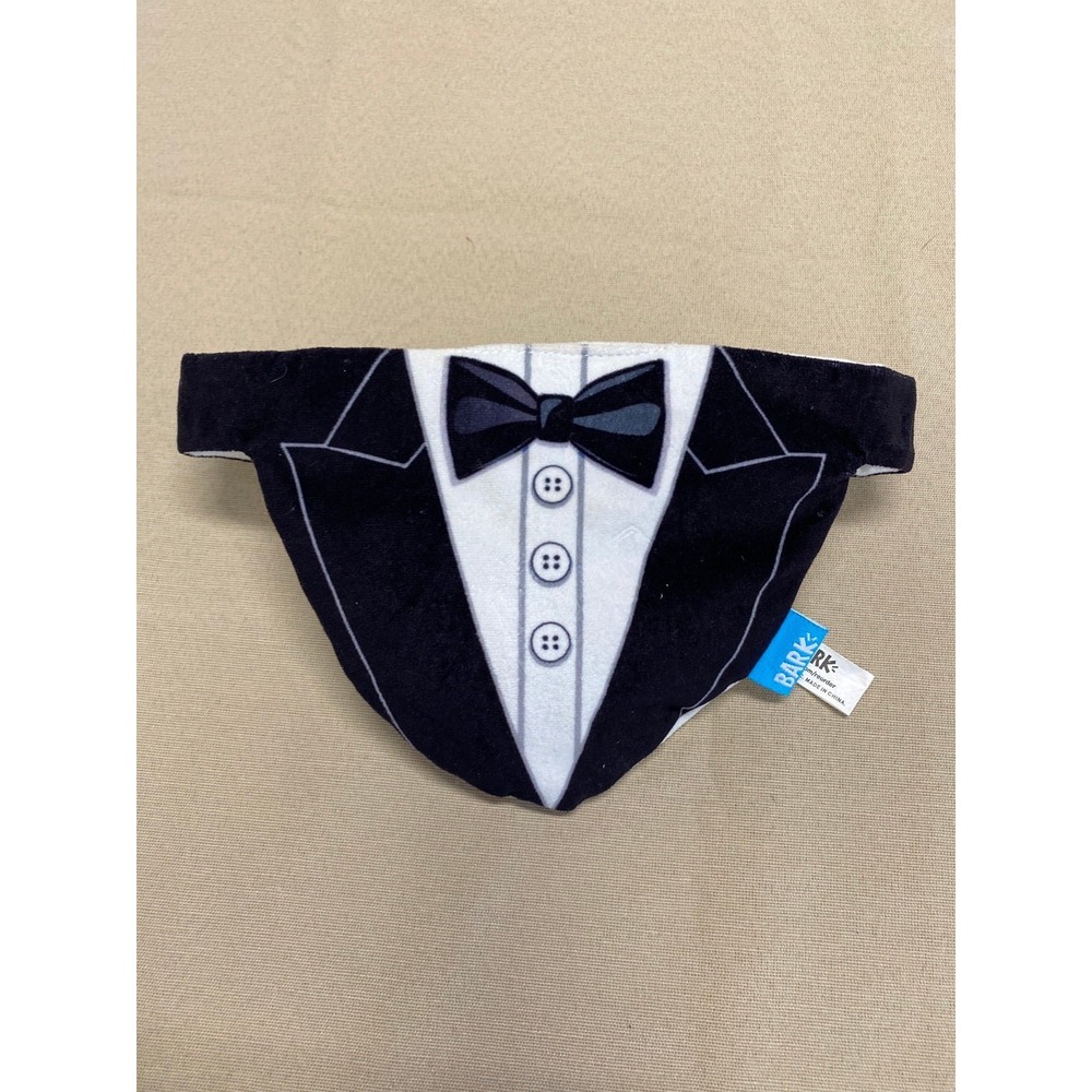 Bark Box Grammy Necklace Tuxedo Dog Toy Chew Are You Wearing Reversible Large